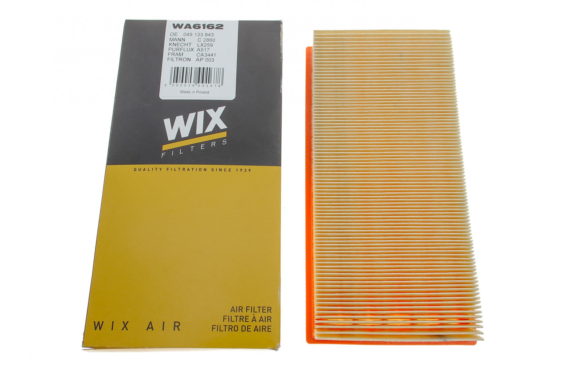 WA6162 WIX FILTERS